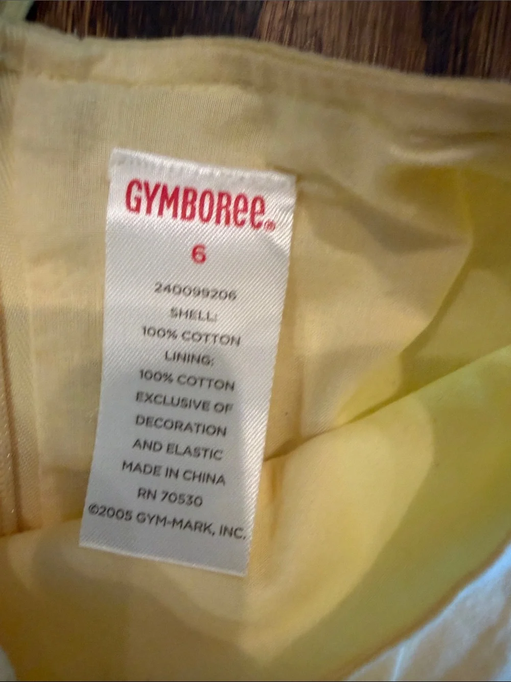 Gymboree Pale Yellow Smocked Floral Short-Sleeve Dress